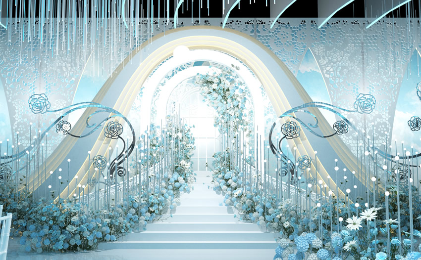 新城釡香烙馍村水晶厅效果展示